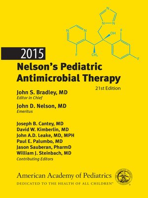 cover image of 2015 Nelson's Pediatric Antimicrobial Therapy, 2